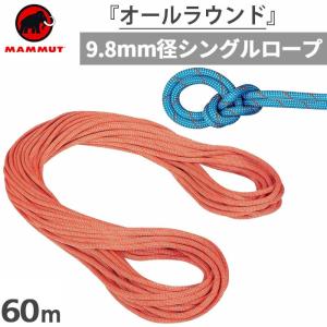 長さ60m　直径9.8mm マムート メンズ レディース クラッグ クラシック ロープ 9.8 Crag Classic Rope 登山 クライミング シングルロープ｜vitaliser