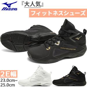 2E幅 ミズノ レディース ウエーブダイバースLG4 トレーニングシューズ ジム フィットネスシューズ エクササイズ ダンス K1GF2271