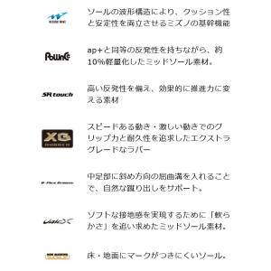 2E幅 ミズノ メンズ レディース ウエーブド...の詳細画像5
