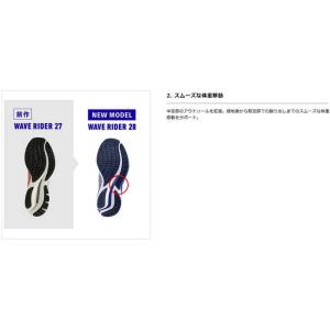 2E幅相当 ミズノ レディース ウエーブライダ...の詳細画像4