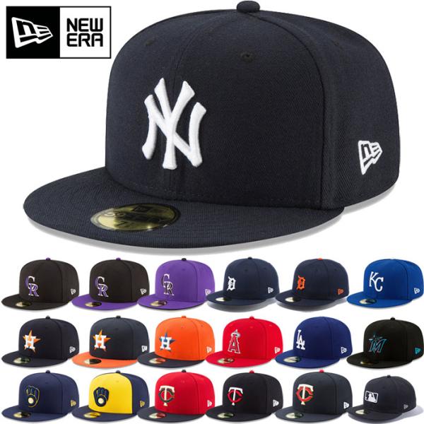 ニューエラ メンズ レディース 59FIFTY MLB 5950 帽子 ベースボールキャップ メジャ...