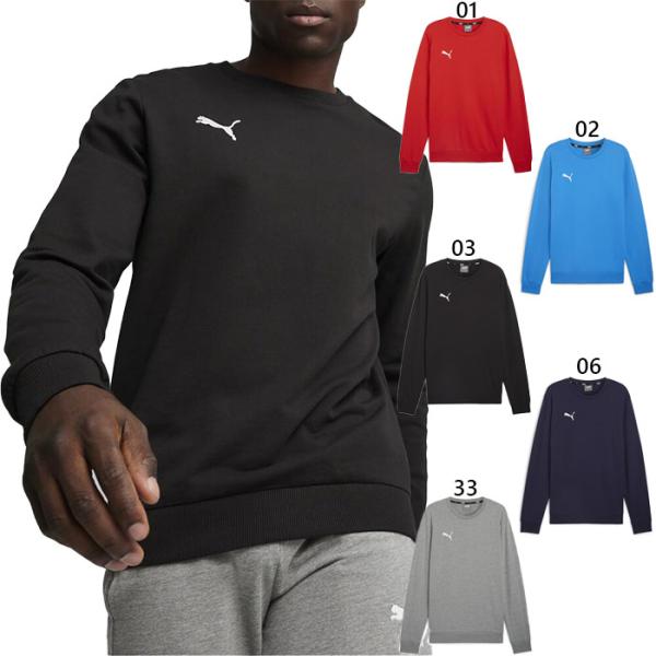 プーマ メンズ チームゴール TEAMGOAL カジュアル クルーネック サッカーウェア フットサル...