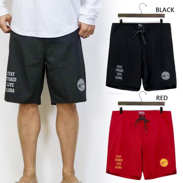 リアルビーボイス メンズ レディース アロハ ストレッチ サーフ トランクス ALOHA STRET...