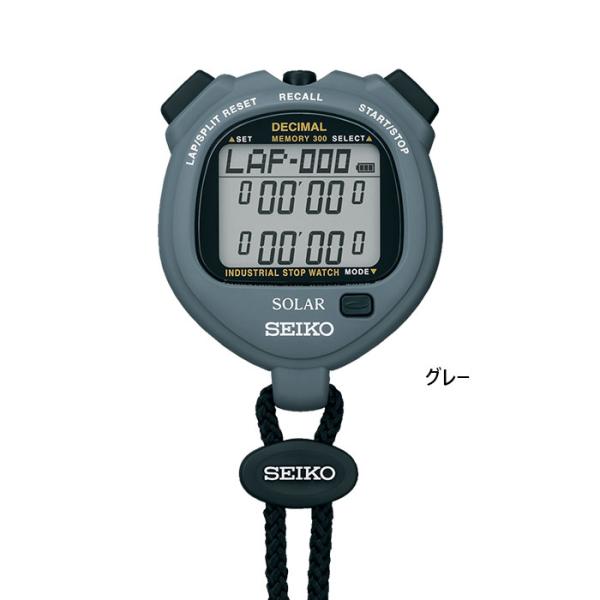 セイコー メンズ レディース インダストリアル 工業用 ストップウォッチ ソーラー充電 デシマル計測...
