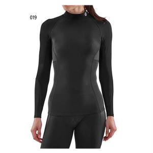 スキンズ レディース SERIES-3 トップスロングスリーブ 防寒タイプ アンダーウェア スポーツインナー 保温 裏起毛 ワークアウト 18221312