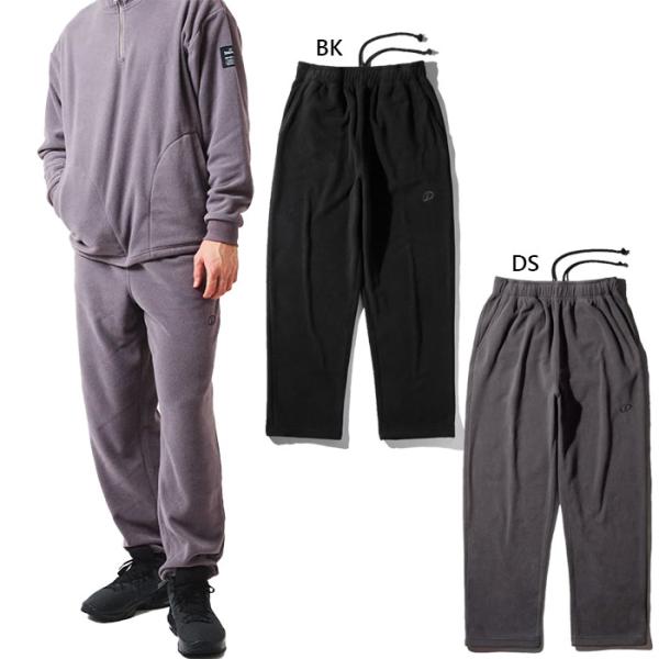 スポルディング メンズ コートサイド フリース ドローストリング ワイドパンツ バスケットボールウェ...