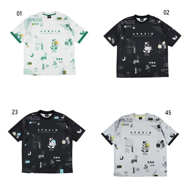 スパッツィオ ジュニア キッズ オーバーサイズ 半袖 クルーネック サッカーウェア フットサルウェア...