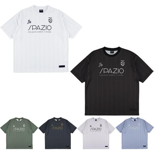スパッツィオ ジュニア キッズ Jr.ストライプオーバーサイズプラTシャツ サッカーウェア フットサ...