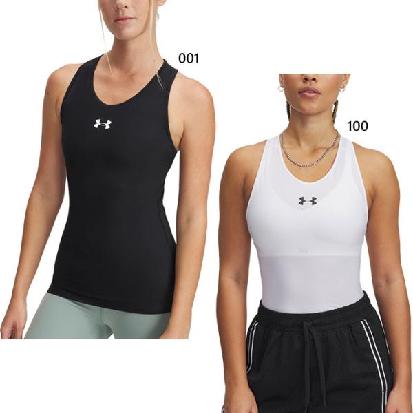 アンダーアーマー レディース UAヒートギア コンプレッション タンク フィットネス トレーニングウ...