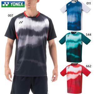 ヨネックス メンズ ゲームシャツ フィットスタイル テニス バドミントンウェア トップス 半袖 ベリークールドライ UVカット 吸汗速乾 制電 10447｜vitaliser