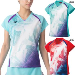 ヨネックス レディース ゲームシャツ テニス バドミントンウェア トップス 半袖 吸汗速乾 UVカット 20787｜vitaliser