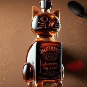 ガラス容器 おしゃれ 猫 300ml ウイスキ...の詳細画像1