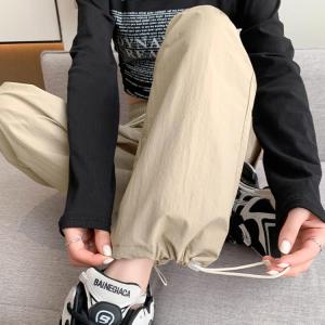 ロングパンツ レディース カーゴパンツ ストリ...の詳細画像2