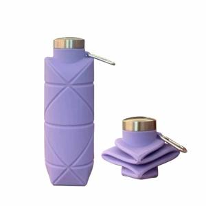 水筒 カラビナ付き シリコン 700ml スポ...の詳細画像2
