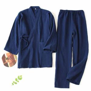 温泉浴衣 レディース 無地 じんべえ 和服 パ...の詳細画像3
