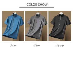 ジップパーカー サマーパーカー トップス アイ...の詳細画像5