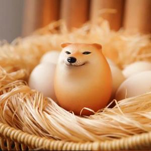 柴犬 スクイーズおもちゃ エッグドッグ 卵 5...の詳細画像2