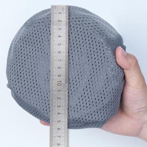 ファスナー付き つば UVカット ヘルメット用...の詳細画像2