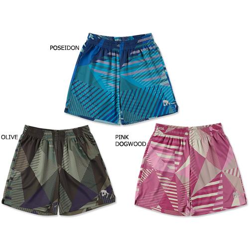 EGOZARU/エゴザル ワイドジオメトリック カットオフショートパンツ (ひざ上丈) (EZHP-...