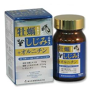 牡蠣エキス＆しじみエキスエキス＋オルニチン  54g（300mg×180粒）【補完医療製薬】｜vitaminworld