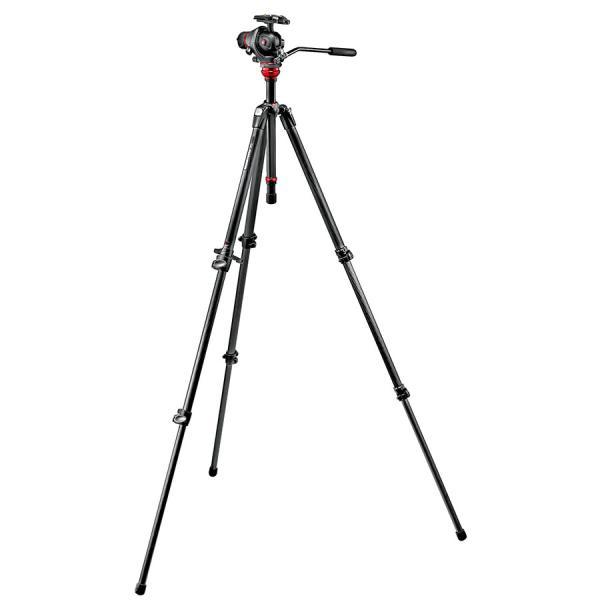 【公式 展示中古品Bランク】Manfrotto マンフロット 055フォト-ムービーカーボン三脚キッ...