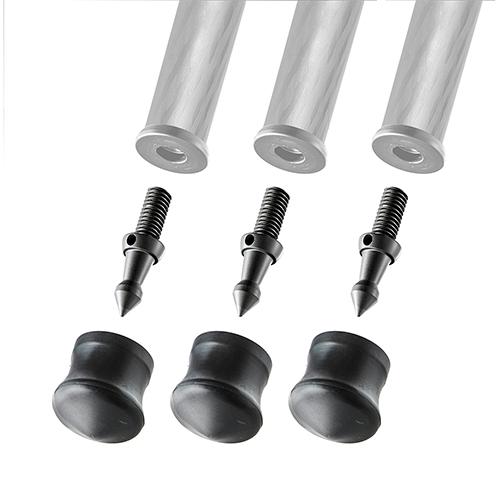 【OUTLET】ジッツオ スパイク+ゴム石突38mm 3個入 GSF38S　[Gitzo ジッツオ ...