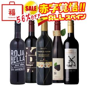 ワイン ワインセット 赤ワイン スペイン飲み比べ 赤 5本 赤ワインセット スペインセット 赤ワイン福袋 福袋 訳あり セール｜ワイン館ビバヴィーノ 別館