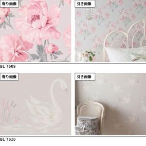 ローラアシュレイ 壁紙 のりなし クロス おし...の詳細画像5