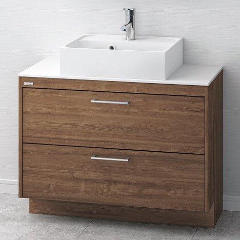 洗面台本体のみ おしゃれ 間口900ｍｍ アサヒ衛陶 デューク 一般地 寒冷地共用 LKDU900A...