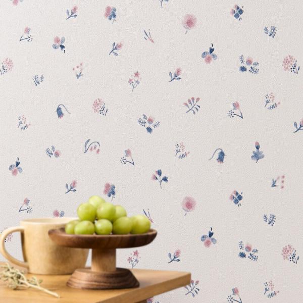 大特価SALE BB2663 壁紙 小花柄 水彩タッチ ナチュラル 可愛い カジュアル のりなし シ...