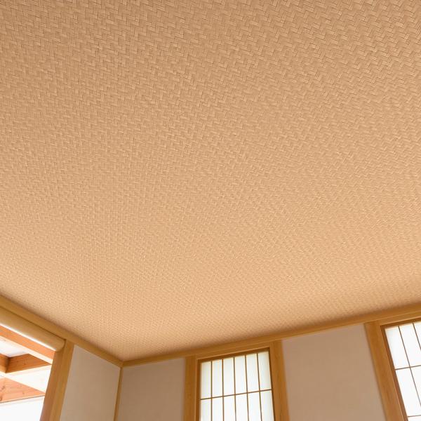大特価SALE BB2659 壁紙 和調 和柄 網代柄 天井 ベージュ系 のりなし シンコール クロ...