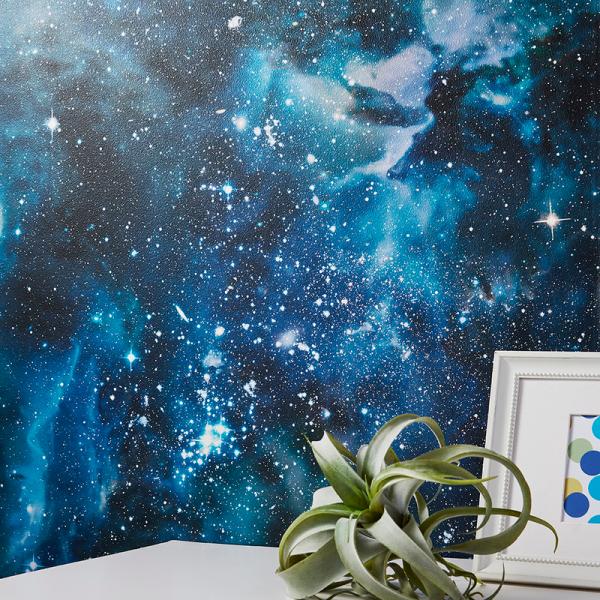 大特価SALE BB2689 壁紙 宇宙 宇宙空間 夜空 カジュアル のりなし シンコール クロス ...