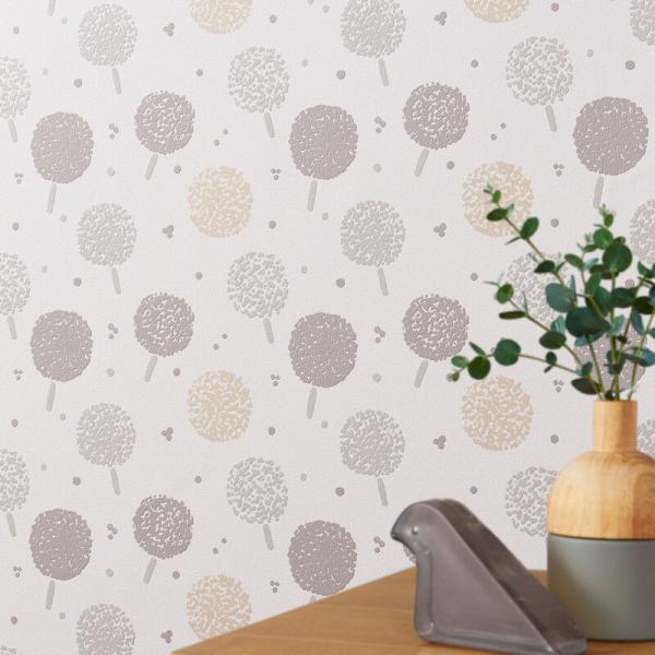 大特価SALE BB2684 壁紙 ドット 綿あめ たんぽぽの綿毛 カジュアル のりなし シンコール...