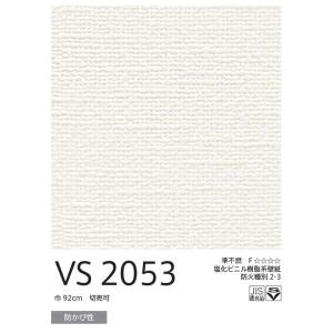 VS2053 織物調 ホワイト系 白系 シンプ...の詳細画像3