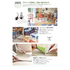 タイルカーペット 洗える 東リ 置くだけ ファ...の詳細画像5