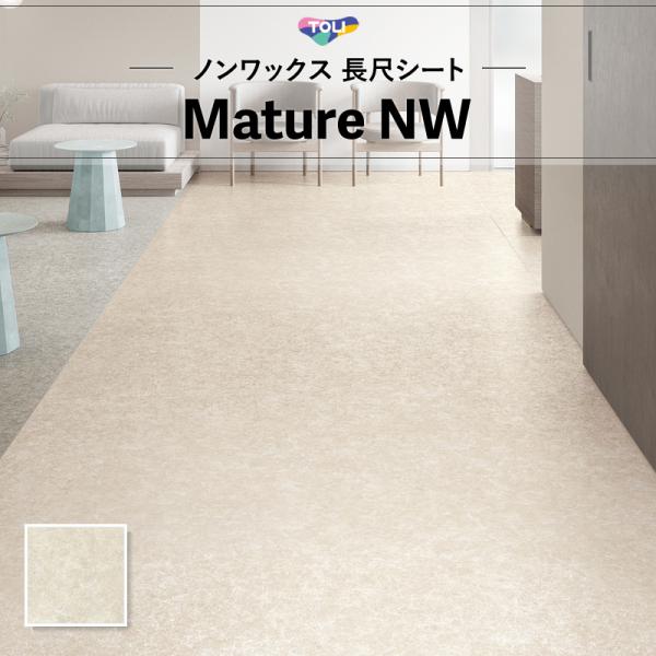 FS4276 長尺シート 土足対応 東リ マチュアNW 2ｍｍ厚 182ｃｍ巾 シャンパンエフェクト
