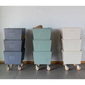 リヴ 3段スタッキングボックスセット グレー ...の詳細画像1
