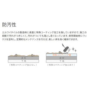 フロアタイル グレイミスト 大理石調 黒 ブラ...の詳細画像4