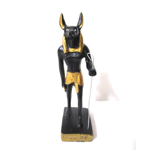 【古代エジプトのお土産雑貨】エジプト産のアヌビス神（犬）の形したスタンド１個