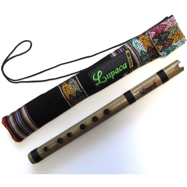 【LUPACA QUENA GUAYACAN PRO】ルパカ社のプロ用のワヤカン木ケーナ G管 （ア...