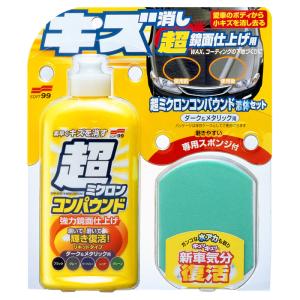 超ミクロンコンパウンド．ダーク＆メタ、250ＭＬ  カー サイクル 洗車 ケミカル ワックス クリーナー ビバホーム｜vivashop