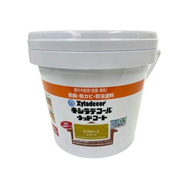カンペハピオ 水性 キシラデコール ウッドコートS スプルース 1.6L 1.6L スプルース ビバ...