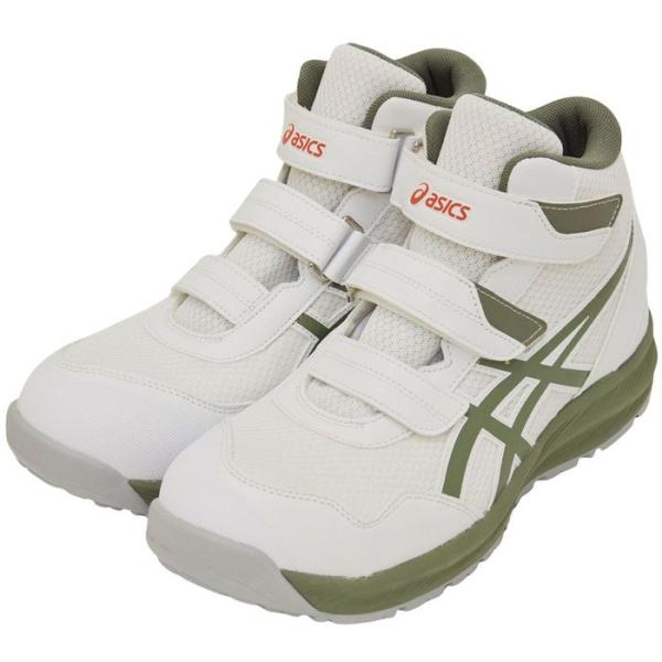 アシックス（ASICS） ウィンジョブCP216 ホワイト×ライケングリーン 25.5cm ホワイト...