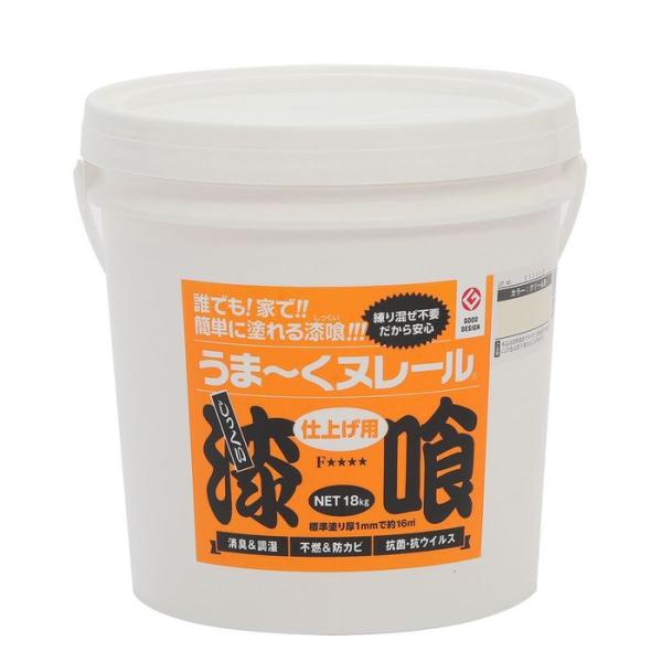 日本プラスター 漆喰うま〜くヌレール 18kg 各色 18kg クリーム色 ビバホーム