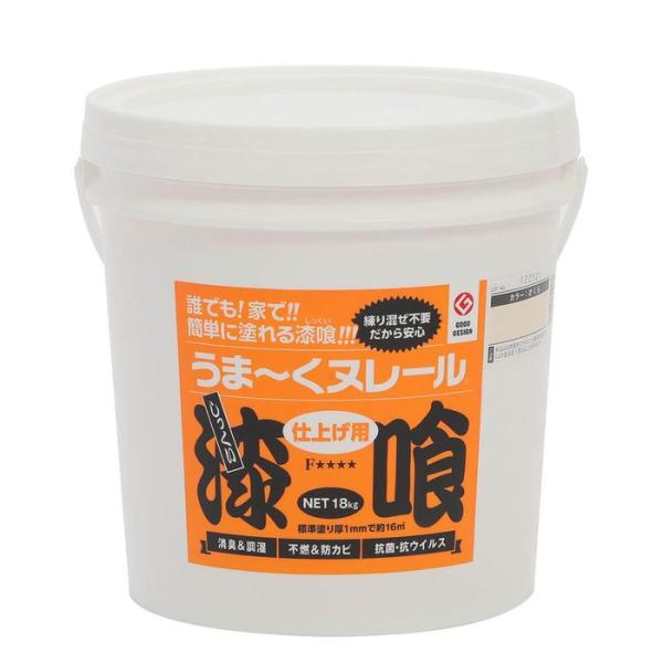 日本プラスター 漆喰うま〜くヌレール 18kg 各色 18kg さくら色 ビバホーム