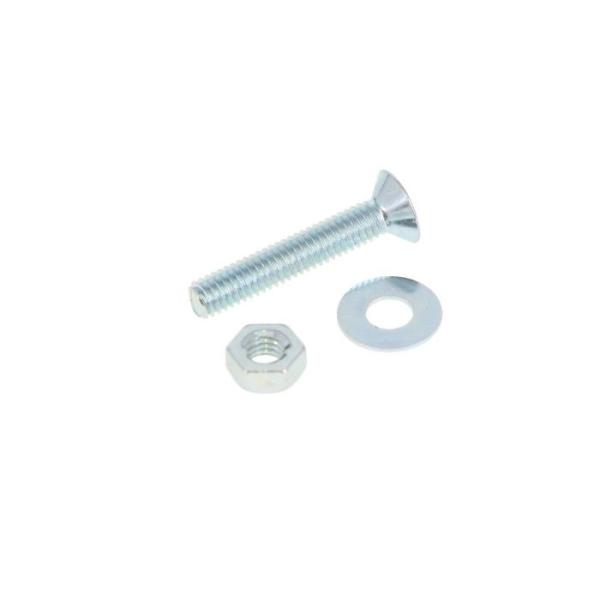 ＤＯ−３５２　小ネジ　皿　Ｍ３．５ｘ２０ M3.5×20mm ユニクロメッキ ビバホーム