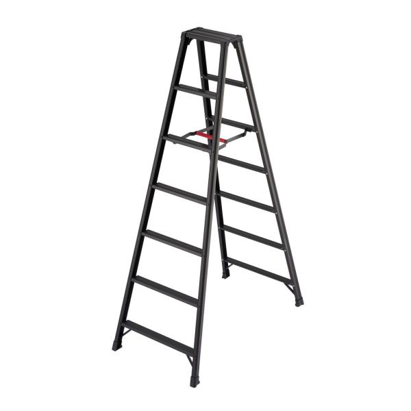 長谷川工業 脚軽 専用脚立 ブラック RZB-21b 7段【メーカー直送・代引不可】【法人限定】  ...