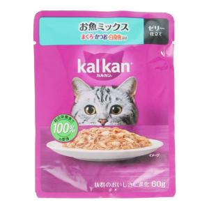 カルカンパウチ　お魚Ｍ　まぐろ・かつお・白身魚入り 60g お魚Ｍ　まぐろ・かつお・白身魚入り ビバホーム