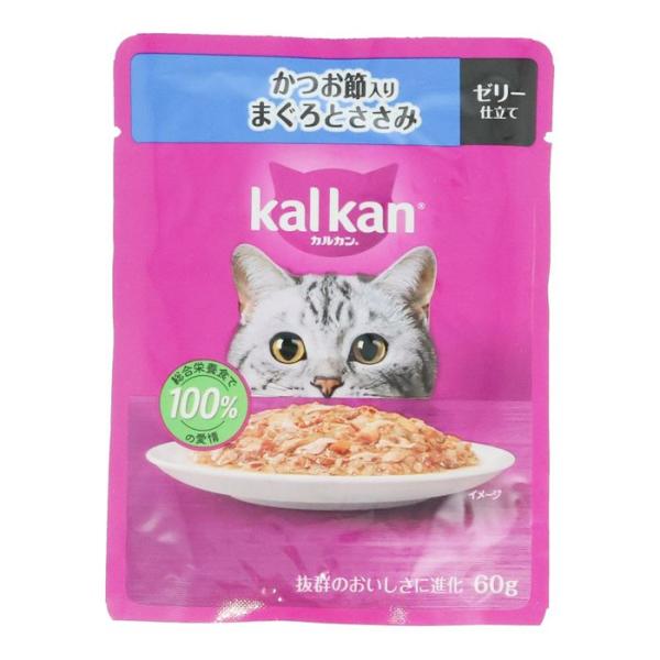 カルカンパウチ　かつお節入りまぐろとささみ 60g かつお節入りまぐろとささみ ビバホーム