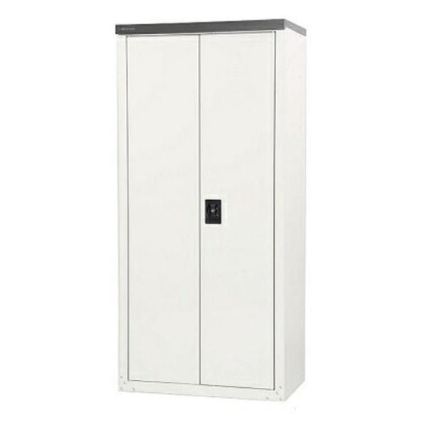 グリーンライフ 両扉式家庭用収納庫 162 ハーフ棚板仕様 【メーカー直送・代引不可】 幅75cm×...